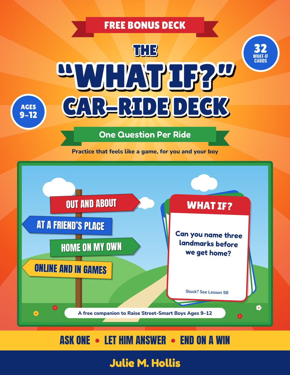 Cover of the free bonus The “What If?” Car-Ride Deck